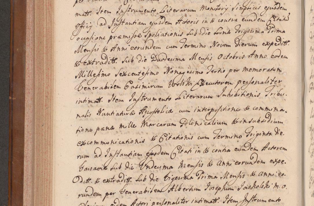 Zdjęcie nr 741 dla obiektu archiwalnego: Volumen VII actorum episcopalium Joannis Małachowski, episcopi Cracoviensis, ducis Severiae de anno 1694 - 1696, quorum index ad finem videatur