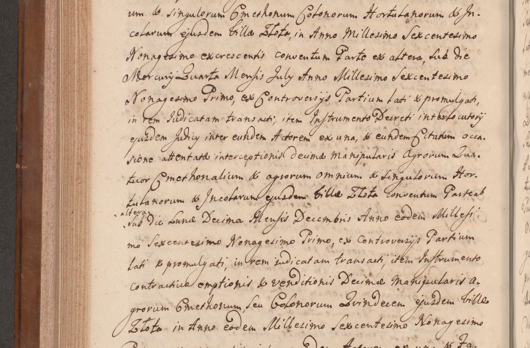 Zdjęcie nr 739 dla obiektu archiwalnego: Volumen VII actorum episcopalium Joannis Małachowski, episcopi Cracoviensis, ducis Severiae de anno 1694 - 1696, quorum index ad finem videatur