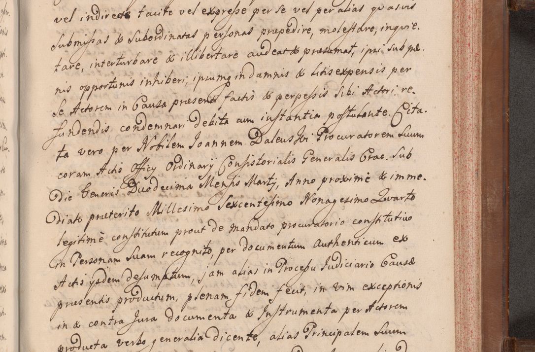 Zdjęcie nr 738 dla obiektu archiwalnego: Volumen VII actorum episcopalium Joannis Małachowski, episcopi Cracoviensis, ducis Severiae de anno 1694 - 1696, quorum index ad finem videatur