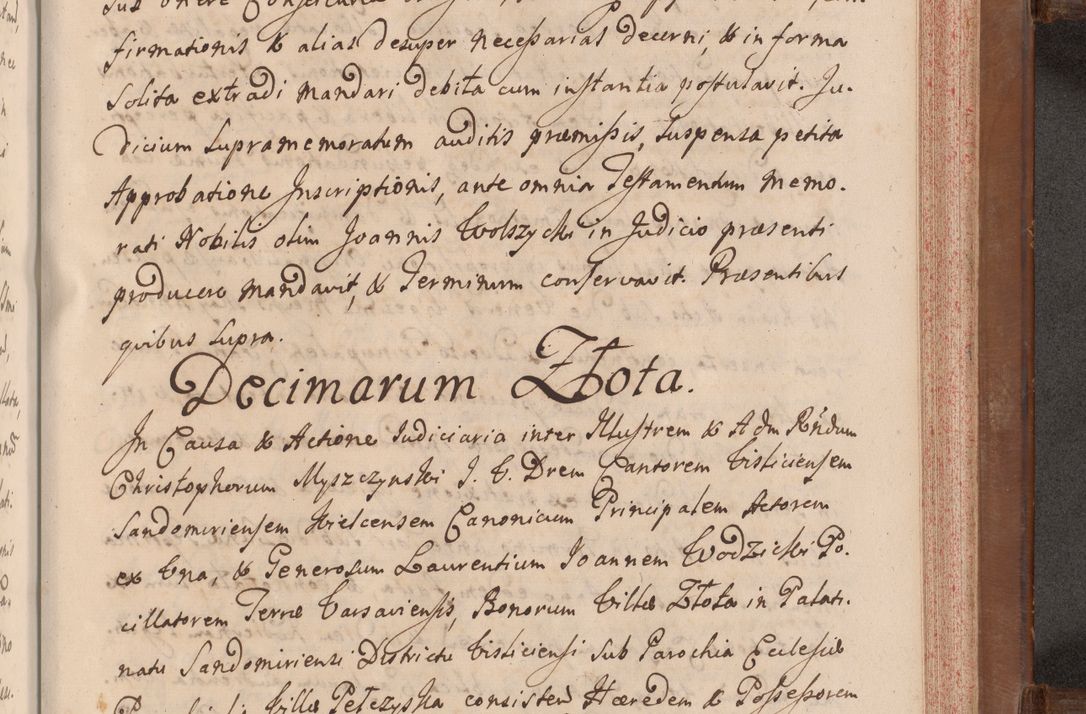 Zdjęcie nr 736 dla obiektu archiwalnego: Volumen VII actorum episcopalium Joannis Małachowski, episcopi Cracoviensis, ducis Severiae de anno 1694 - 1696, quorum index ad finem videatur