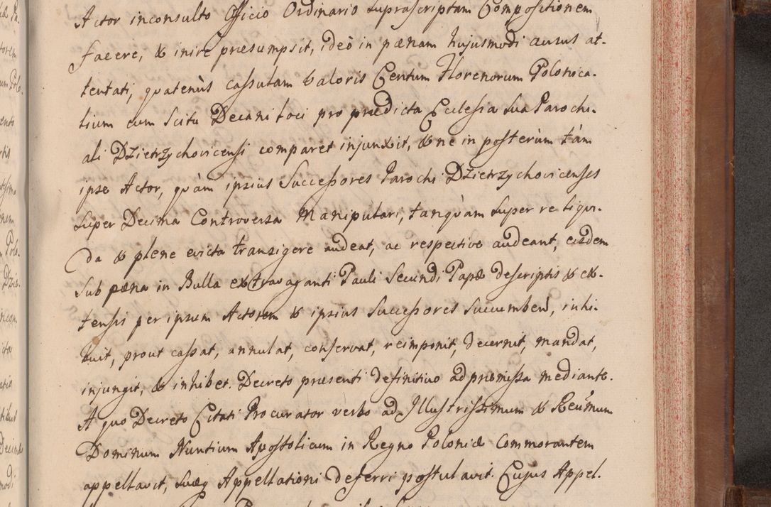 Zdjęcie nr 734 dla obiektu archiwalnego: Volumen VII actorum episcopalium Joannis Małachowski, episcopi Cracoviensis, ducis Severiae de anno 1694 - 1696, quorum index ad finem videatur