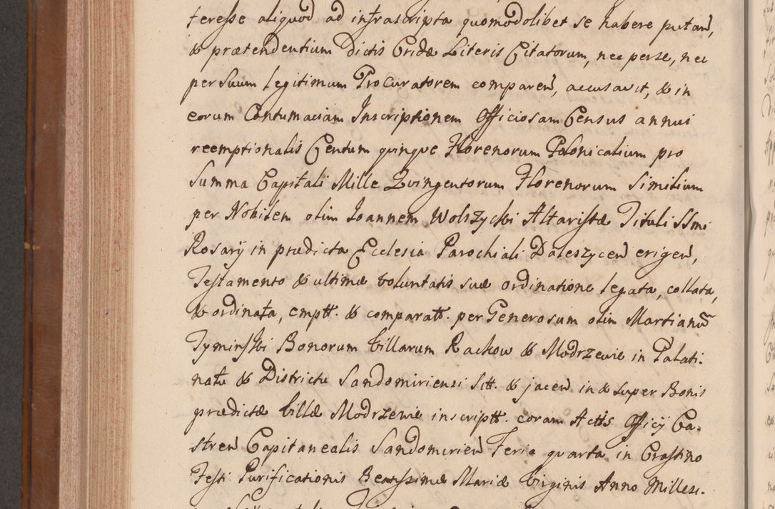 Zdjęcie nr 735 dla obiektu archiwalnego: Volumen VII actorum episcopalium Joannis Małachowski, episcopi Cracoviensis, ducis Severiae de anno 1694 - 1696, quorum index ad finem videatur