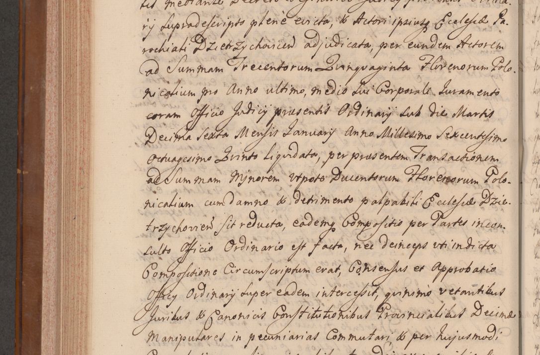 Zdjęcie nr 733 dla obiektu archiwalnego: Volumen VII actorum episcopalium Joannis Małachowski, episcopi Cracoviensis, ducis Severiae de anno 1694 - 1696, quorum index ad finem videatur