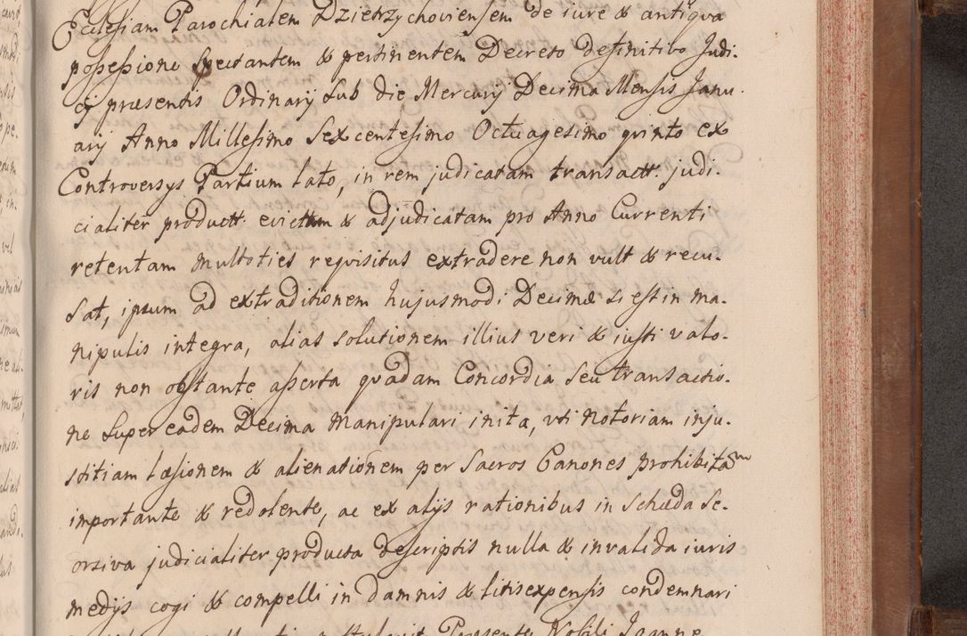 Zdjęcie nr 730 dla obiektu archiwalnego: Volumen VII actorum episcopalium Joannis Małachowski, episcopi Cracoviensis, ducis Severiae de anno 1694 - 1696, quorum index ad finem videatur