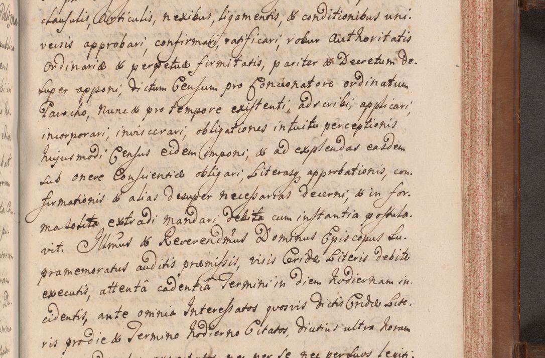 Zdjęcie nr 728 dla obiektu archiwalnego: Volumen VII actorum episcopalium Joannis Małachowski, episcopi Cracoviensis, ducis Severiae de anno 1694 - 1696, quorum index ad finem videatur