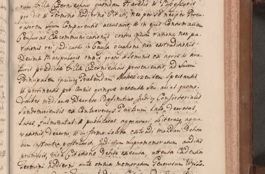 Zdjęcie nr 726 dla obiektu archiwalnego: Volumen VII actorum episcopalium Joannis Małachowski, episcopi Cracoviensis, ducis Severiae de anno 1694 - 1696, quorum index ad finem videatur