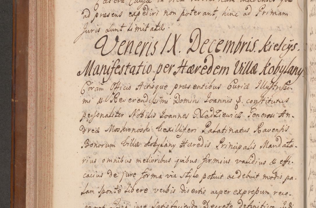Zdjęcie nr 721 dla obiektu archiwalnego: Volumen VII actorum episcopalium Joannis Małachowski, episcopi Cracoviensis, ducis Severiae de anno 1694 - 1696, quorum index ad finem videatur