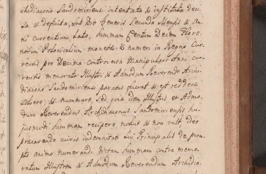 Zdjęcie nr 722 dla obiektu archiwalnego: Volumen VII actorum episcopalium Joannis Małachowski, episcopi Cracoviensis, ducis Severiae de anno 1694 - 1696, quorum index ad finem videatur