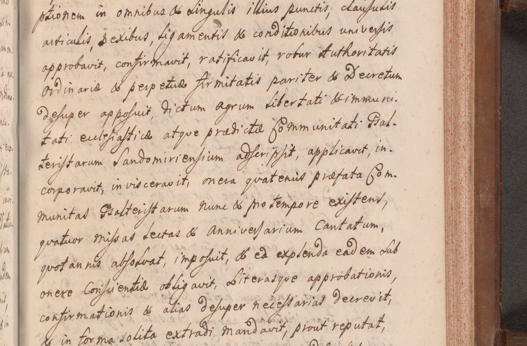 Zdjęcie nr 716 dla obiektu archiwalnego: Volumen VII actorum episcopalium Joannis Małachowski, episcopi Cracoviensis, ducis Severiae de anno 1694 - 1696, quorum index ad finem videatur