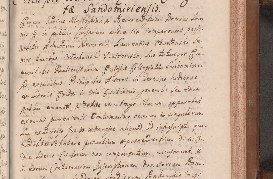 Zdjęcie nr 714 dla obiektu archiwalnego: Volumen VII actorum episcopalium Joannis Małachowski, episcopi Cracoviensis, ducis Severiae de anno 1694 - 1696, quorum index ad finem videatur