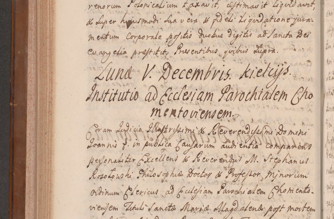 Zdjęcie nr 711 dla obiektu archiwalnego: Volumen VII actorum episcopalium Joannis Małachowski, episcopi Cracoviensis, ducis Severiae de anno 1694 - 1696, quorum index ad finem videatur