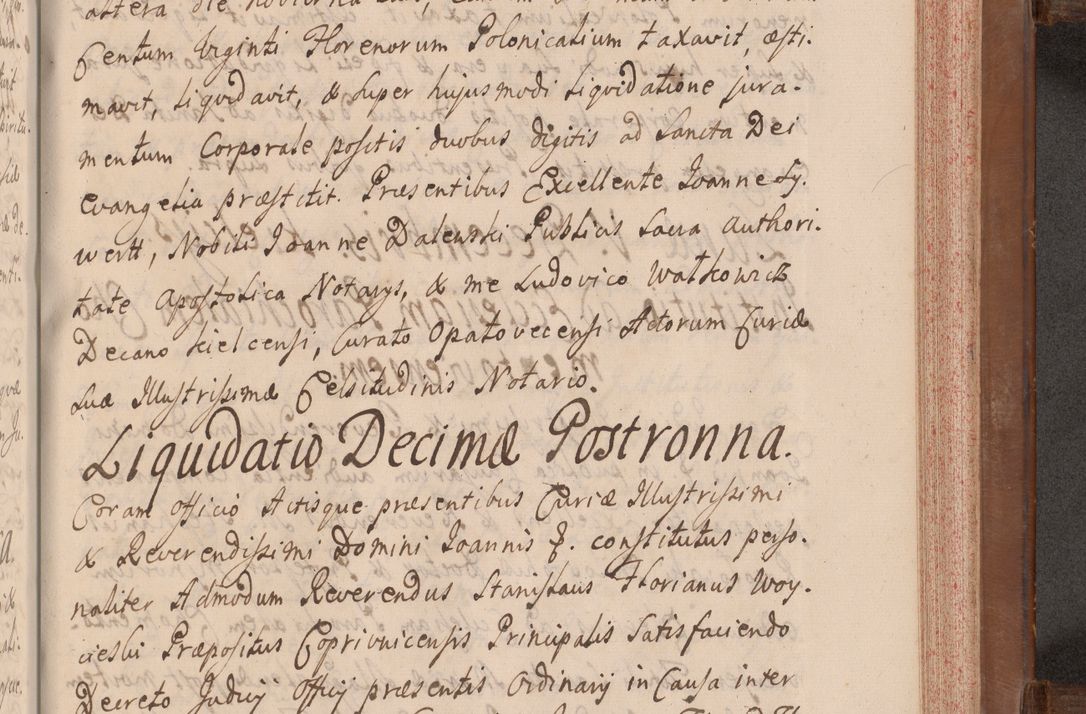 Zdjęcie nr 710 dla obiektu archiwalnego: Volumen VII actorum episcopalium Joannis Małachowski, episcopi Cracoviensis, ducis Severiae de anno 1694 - 1696, quorum index ad finem videatur