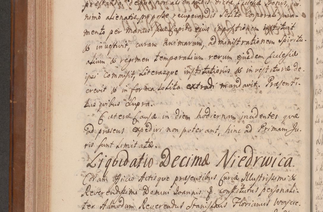 Zdjęcie nr 709 dla obiektu archiwalnego: Volumen VII actorum episcopalium Joannis Małachowski, episcopi Cracoviensis, ducis Severiae de anno 1694 - 1696, quorum index ad finem videatur