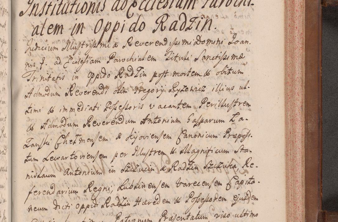 Zdjęcie nr 708 dla obiektu archiwalnego: Volumen VII actorum episcopalium Joannis Małachowski, episcopi Cracoviensis, ducis Severiae de anno 1694 - 1696, quorum index ad finem videatur