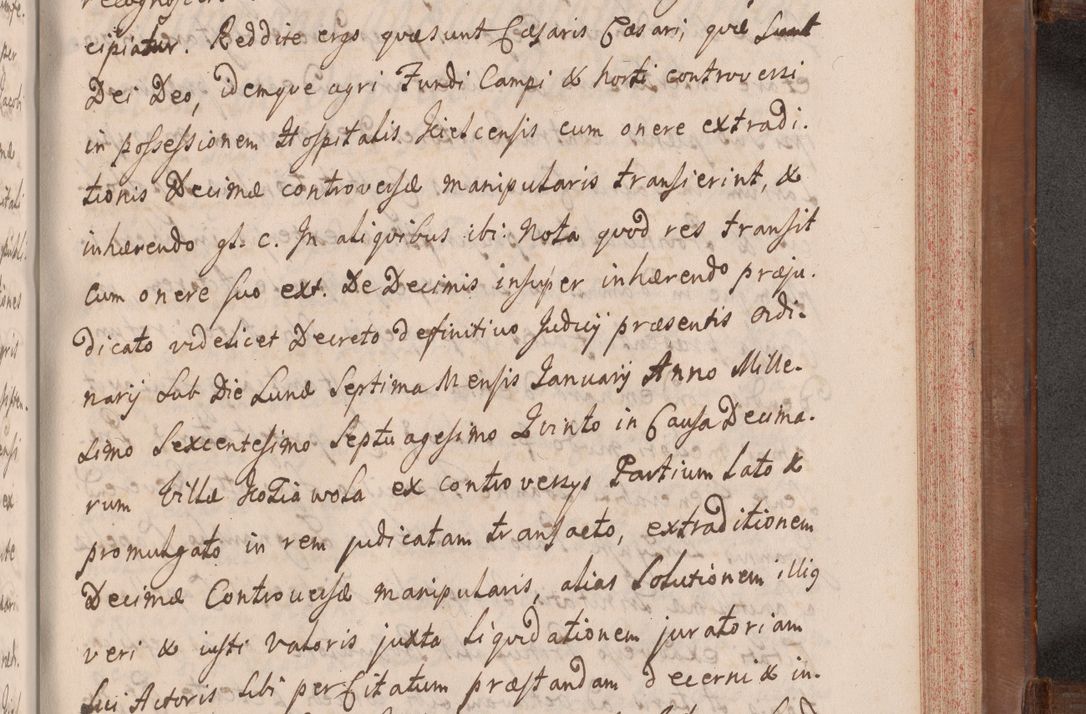 Zdjęcie nr 706 dla obiektu archiwalnego: Volumen VII actorum episcopalium Joannis Małachowski, episcopi Cracoviensis, ducis Severiae de anno 1694 - 1696, quorum index ad finem videatur