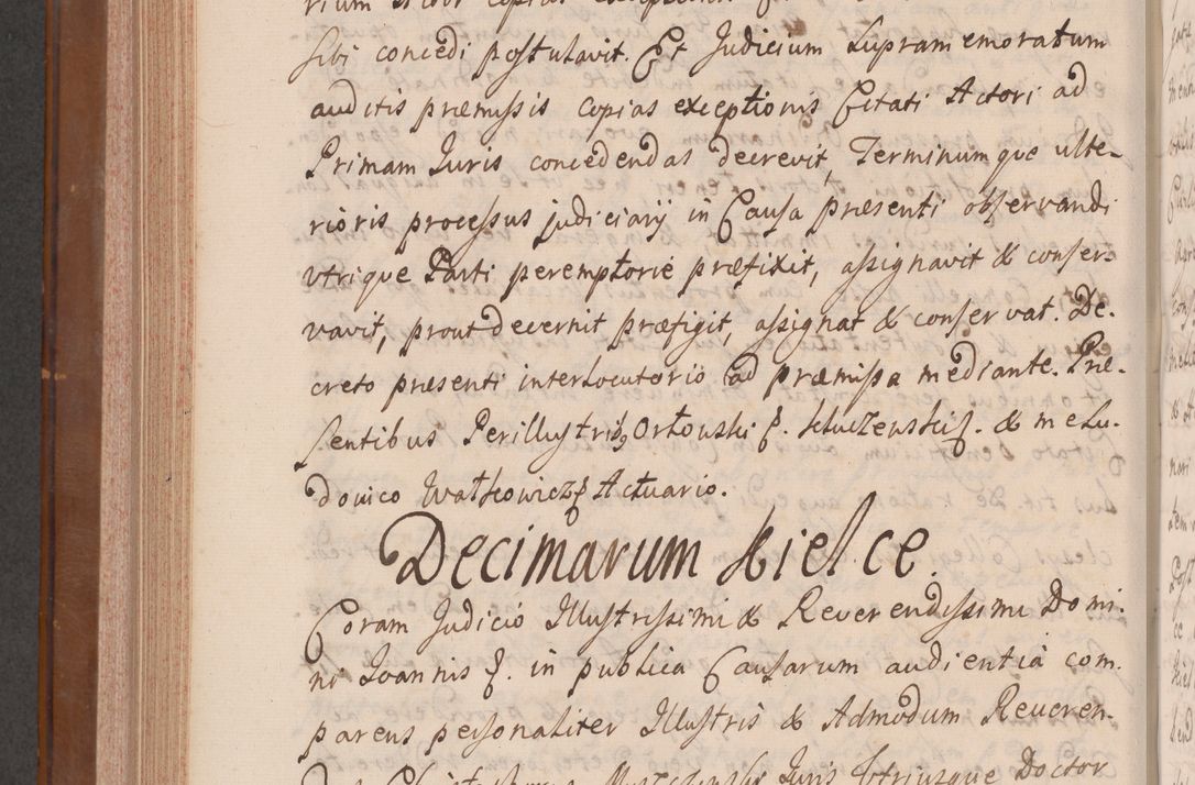 Zdjęcie nr 701 dla obiektu archiwalnego: Volumen VII actorum episcopalium Joannis Małachowski, episcopi Cracoviensis, ducis Severiae de anno 1694 - 1696, quorum index ad finem videatur