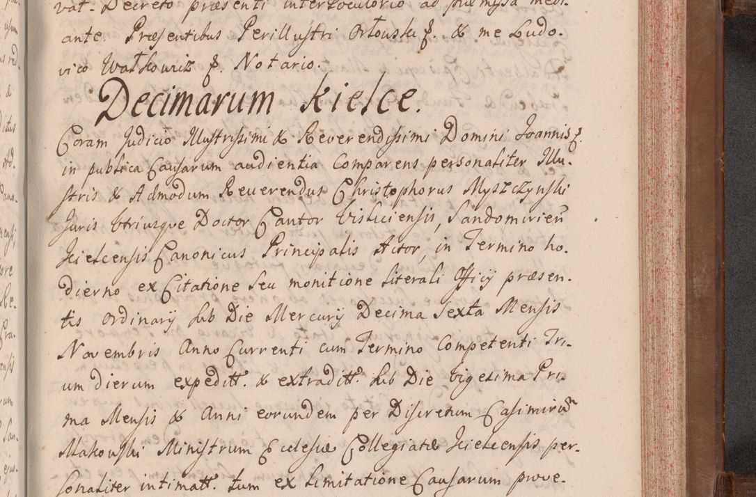 Zdjęcie nr 698 dla obiektu archiwalnego: Volumen VII actorum episcopalium Joannis Małachowski, episcopi Cracoviensis, ducis Severiae de anno 1694 - 1696, quorum index ad finem videatur
