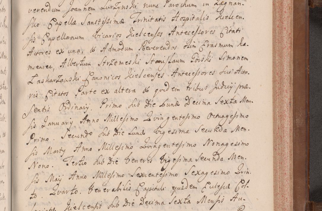 Zdjęcie nr 694 dla obiektu archiwalnego: Volumen VII actorum episcopalium Joannis Małachowski, episcopi Cracoviensis, ducis Severiae de anno 1694 - 1696, quorum index ad finem videatur