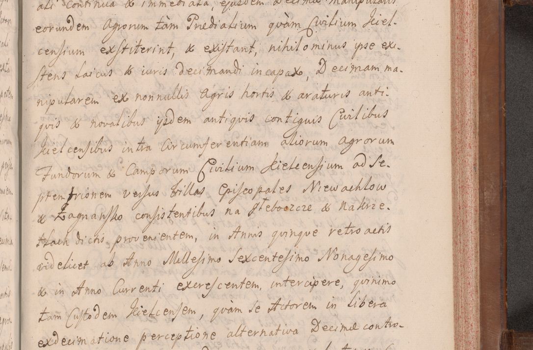 Zdjęcie nr 686 dla obiektu archiwalnego: Volumen VII actorum episcopalium Joannis Małachowski, episcopi Cracoviensis, ducis Severiae de anno 1694 - 1696, quorum index ad finem videatur
