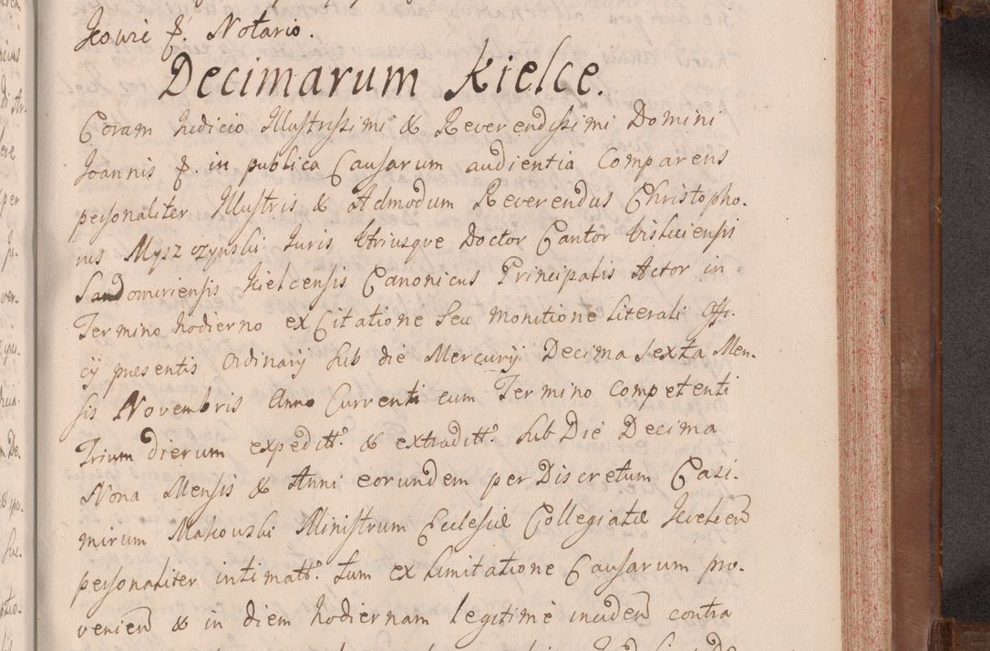 Zdjęcie nr 680 dla obiektu archiwalnego: Volumen VII actorum episcopalium Joannis Małachowski, episcopi Cracoviensis, ducis Severiae de anno 1694 - 1696, quorum index ad finem videatur
