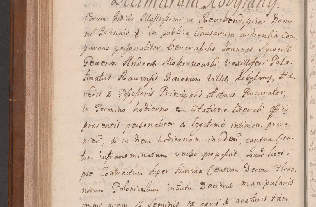 Zdjęcie nr 675 dla obiektu archiwalnego: Volumen VII actorum episcopalium Joannis Małachowski, episcopi Cracoviensis, ducis Severiae de anno 1694 - 1696, quorum index ad finem videatur