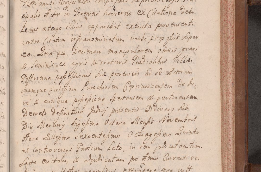 Zdjęcie nr 672 dla obiektu archiwalnego: Volumen VII actorum episcopalium Joannis Małachowski, episcopi Cracoviensis, ducis Severiae de anno 1694 - 1696, quorum index ad finem videatur