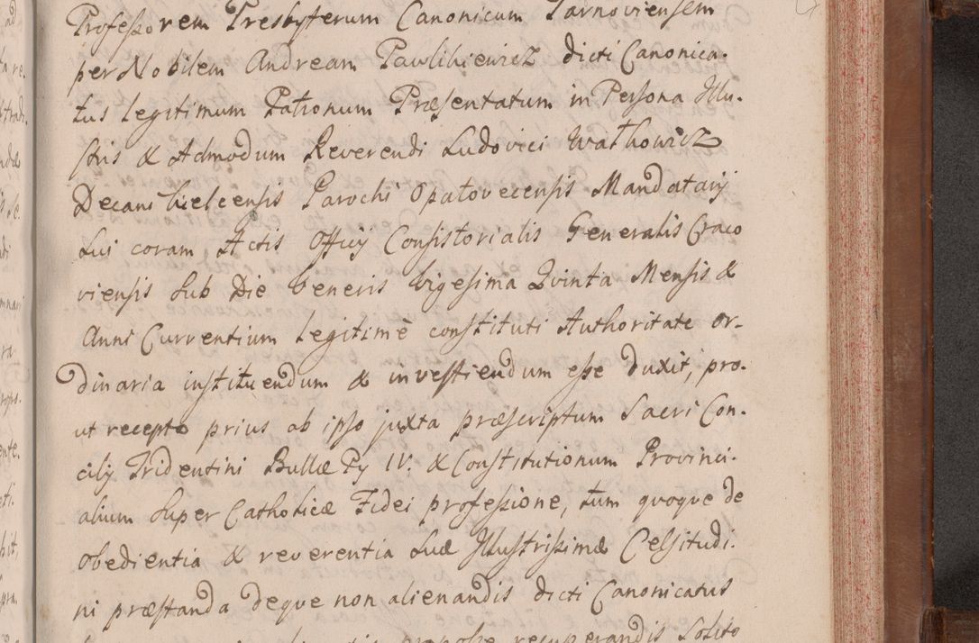 Zdjęcie nr 660 dla obiektu archiwalnego: Volumen VII actorum episcopalium Joannis Małachowski, episcopi Cracoviensis, ducis Severiae de anno 1694 - 1696, quorum index ad finem videatur