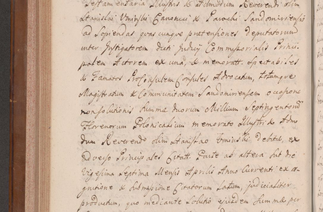 Zdjęcie nr 655 dla obiektu archiwalnego: Volumen VII actorum episcopalium Joannis Małachowski, episcopi Cracoviensis, ducis Severiae de anno 1694 - 1696, quorum index ad finem videatur