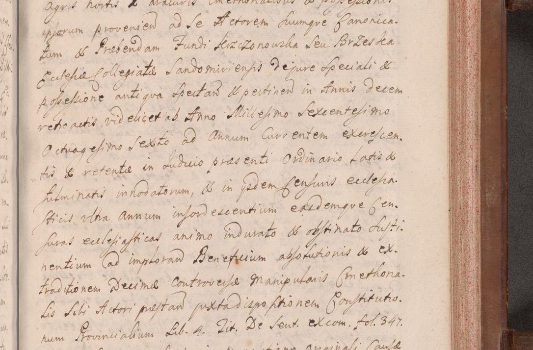Zdjęcie nr 642 dla obiektu archiwalnego: Volumen VII actorum episcopalium Joannis Małachowski, episcopi Cracoviensis, ducis Severiae de anno 1694 - 1696, quorum index ad finem videatur
