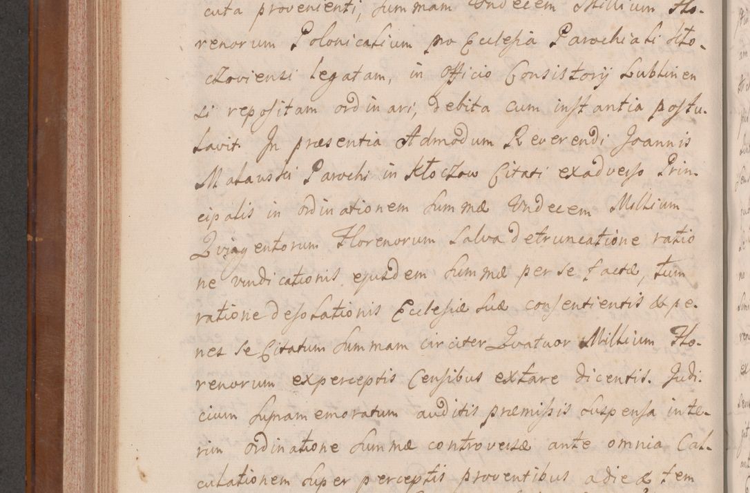 Zdjęcie nr 637 dla obiektu archiwalnego: Volumen VII actorum episcopalium Joannis Małachowski, episcopi Cracoviensis, ducis Severiae de anno 1694 - 1696, quorum index ad finem videatur