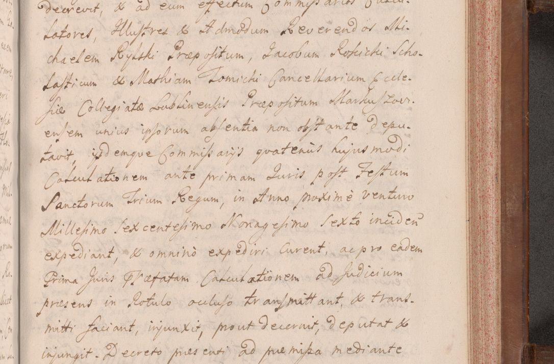 Zdjęcie nr 636 dla obiektu archiwalnego: Volumen VII actorum episcopalium Joannis Małachowski, episcopi Cracoviensis, ducis Severiae de anno 1694 - 1696, quorum index ad finem videatur