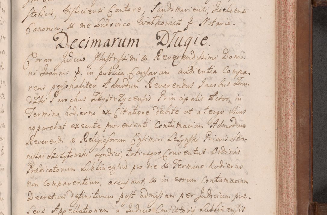 Zdjęcie nr 630 dla obiektu archiwalnego: Volumen VII actorum episcopalium Joannis Małachowski, episcopi Cracoviensis, ducis Severiae de anno 1694 - 1696, quorum index ad finem videatur