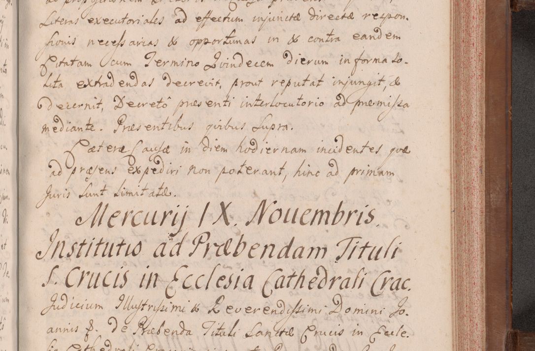 Zdjęcie nr 626 dla obiektu archiwalnego: Volumen VII actorum episcopalium Joannis Małachowski, episcopi Cracoviensis, ducis Severiae de anno 1694 - 1696, quorum index ad finem videatur