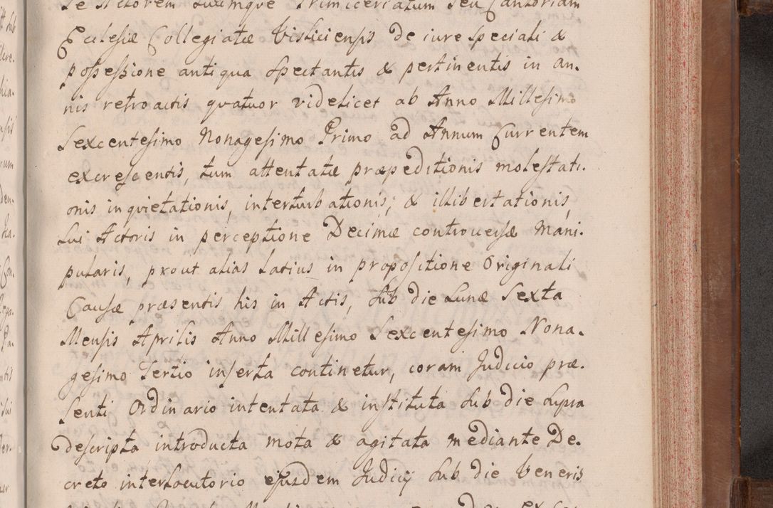 Zdjęcie nr 624 dla obiektu archiwalnego: Volumen VII actorum episcopalium Joannis Małachowski, episcopi Cracoviensis, ducis Severiae de anno 1694 - 1696, quorum index ad finem videatur