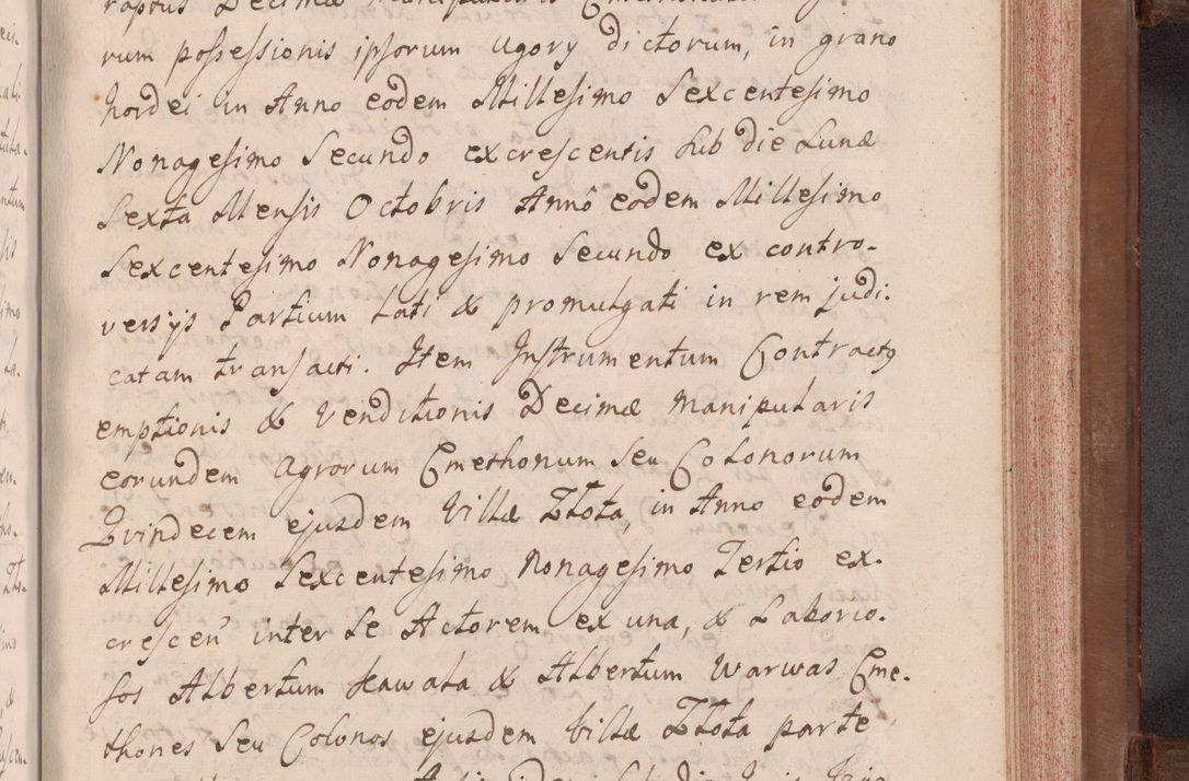 Zdjęcie nr 620 dla obiektu archiwalnego: Volumen VII actorum episcopalium Joannis Małachowski, episcopi Cracoviensis, ducis Severiae de anno 1694 - 1696, quorum index ad finem videatur
