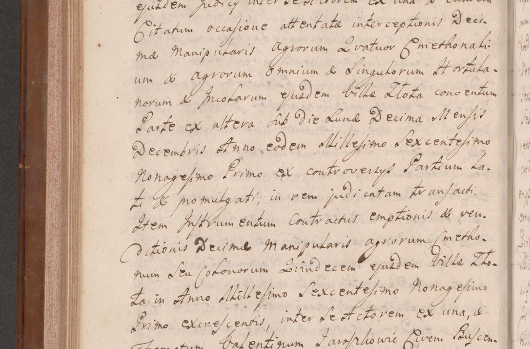 Zdjęcie nr 619 dla obiektu archiwalnego: Volumen VII actorum episcopalium Joannis Małachowski, episcopi Cracoviensis, ducis Severiae de anno 1694 - 1696, quorum index ad finem videatur