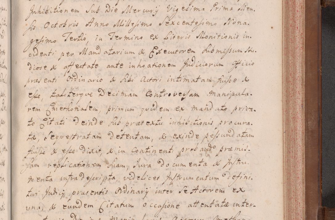 Zdjęcie nr 618 dla obiektu archiwalnego: Volumen VII actorum episcopalium Joannis Małachowski, episcopi Cracoviensis, ducis Severiae de anno 1694 - 1696, quorum index ad finem videatur