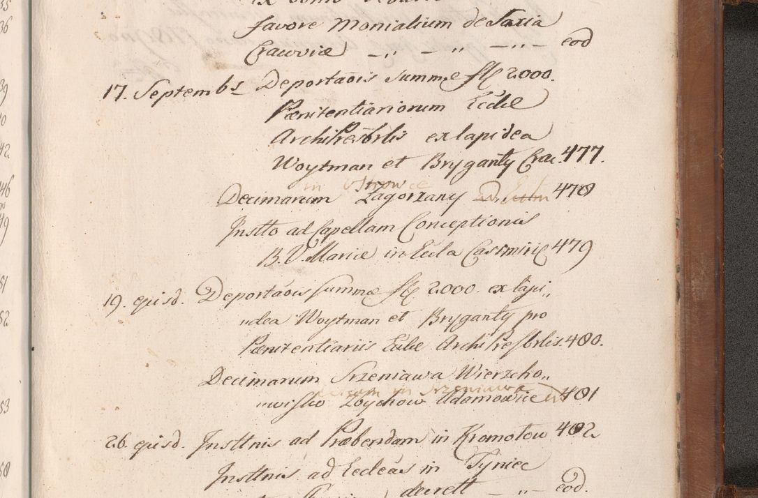Zdjęcie nr 1025 dla obiektu archiwalnego: Volumen VII actorum episcopalium Joannis Małachowski, episcopi Cracoviensis, ducis Severiae de anno 1694 - 1696, quorum index ad finem videatur