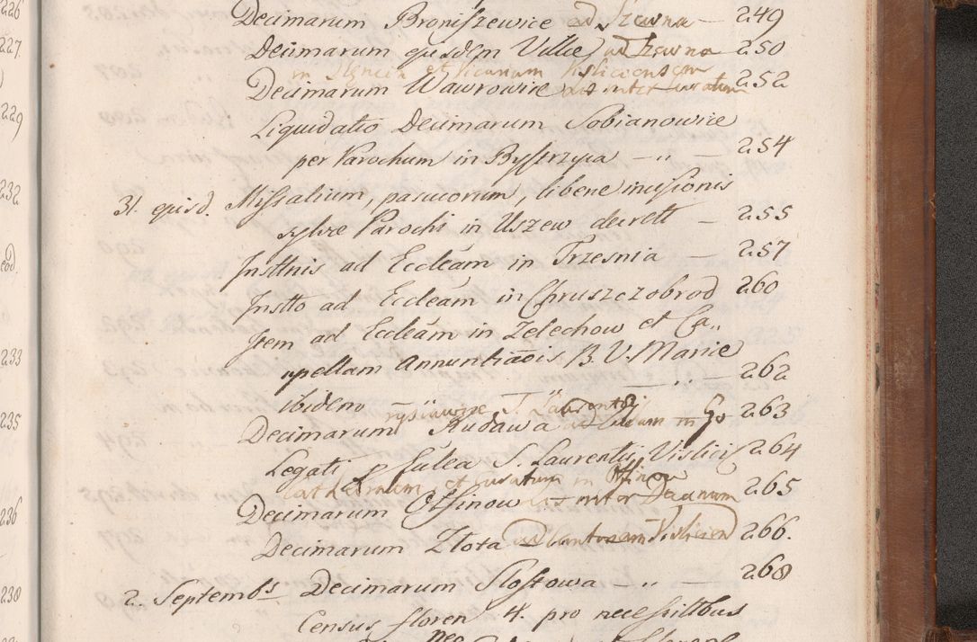 Zdjęcie nr 1019 dla obiektu archiwalnego: Volumen VII actorum episcopalium Joannis Małachowski, episcopi Cracoviensis, ducis Severiae de anno 1694 - 1696, quorum index ad finem videatur