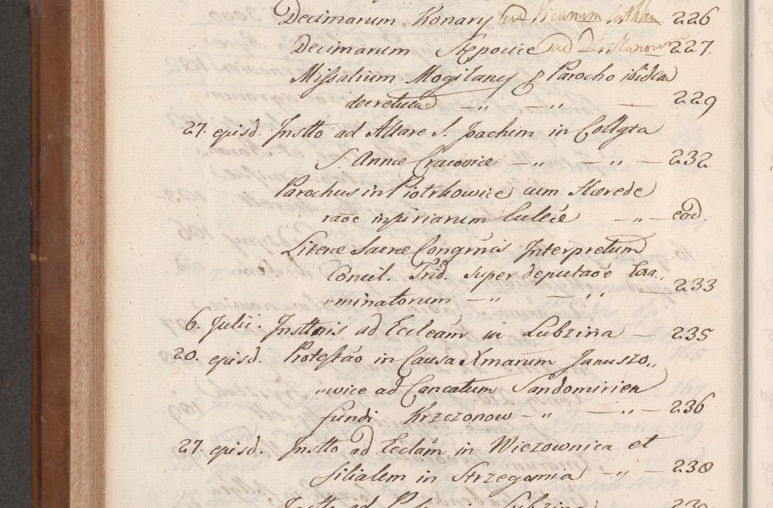 Zdjęcie nr 1018 dla obiektu archiwalnego: Volumen VII actorum episcopalium Joannis Małachowski, episcopi Cracoviensis, ducis Severiae de anno 1694 - 1696, quorum index ad finem videatur