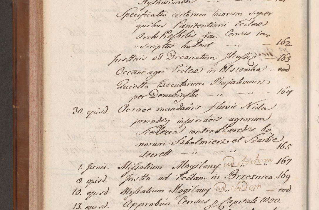Zdjęcie nr 1016 dla obiektu archiwalnego: Volumen VII actorum episcopalium Joannis Małachowski, episcopi Cracoviensis, ducis Severiae de anno 1694 - 1696, quorum index ad finem videatur