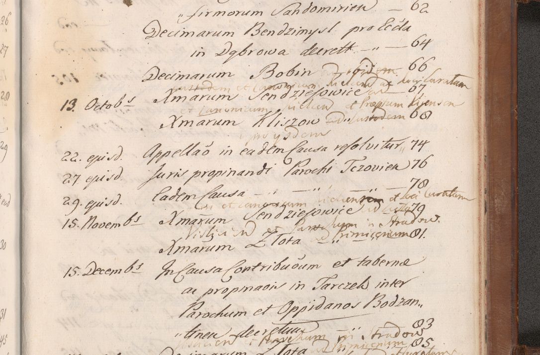 Zdjęcie nr 1013 dla obiektu archiwalnego: Volumen VII actorum episcopalium Joannis Małachowski, episcopi Cracoviensis, ducis Severiae de anno 1694 - 1696, quorum index ad finem videatur