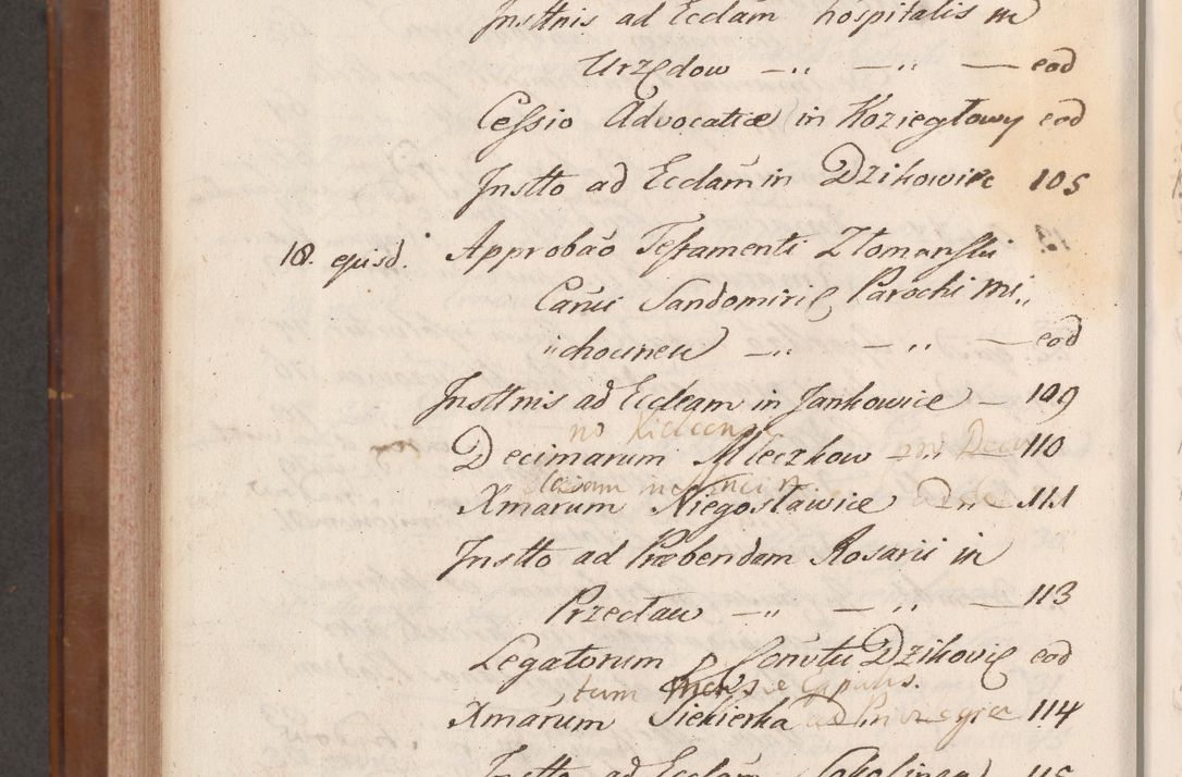 Zdjęcie nr 1014 dla obiektu archiwalnego: Volumen VII actorum episcopalium Joannis Małachowski, episcopi Cracoviensis, ducis Severiae de anno 1694 - 1696, quorum index ad finem videatur