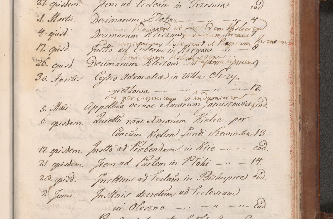 Zdjęcie nr 1011 dla obiektu archiwalnego: Volumen VII actorum episcopalium Joannis Małachowski, episcopi Cracoviensis, ducis Severiae de anno 1694 - 1696, quorum index ad finem videatur