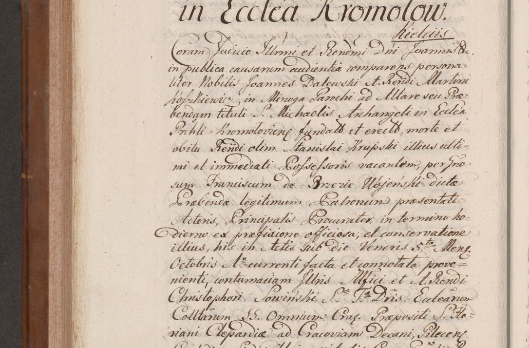 Zdjęcie nr 998 dla obiektu archiwalnego: Volumen VII actorum episcopalium Joannis Małachowski, episcopi Cracoviensis, ducis Severiae de anno 1694 - 1696, quorum index ad finem videatur