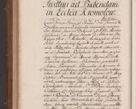 Zdjęcie nr 998 dla obiektu archiwalnego: Volumen VII actorum episcopalium Joannis Małachowski, episcopi Cracoviensis, ducis Severiae de anno 1694 - 1696, quorum index ad finem videatur