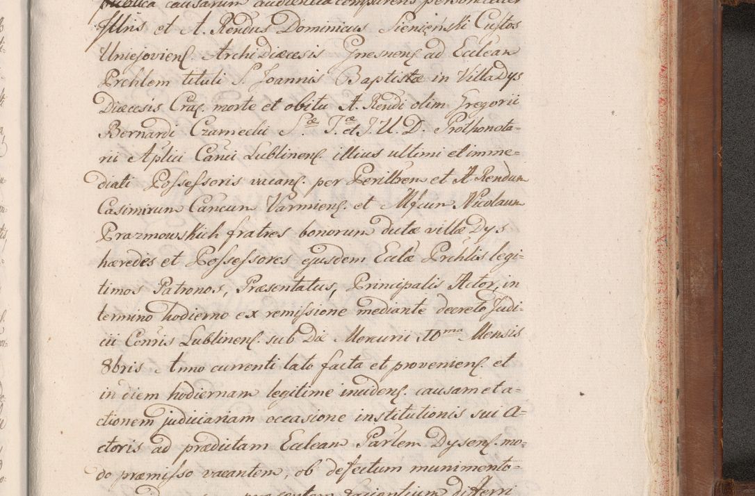 Zdjęcie nr 993 dla obiektu archiwalnego: Volumen VII actorum episcopalium Joannis Małachowski, episcopi Cracoviensis, ducis Severiae de anno 1694 - 1696, quorum index ad finem videatur
