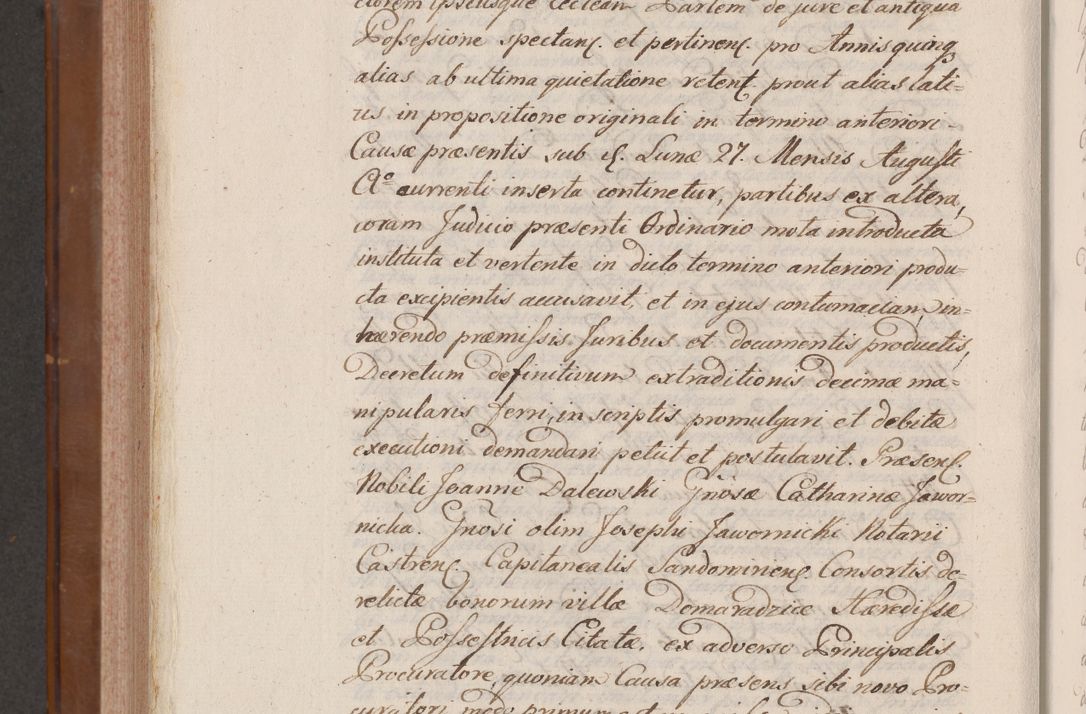 Zdjęcie nr 992 dla obiektu archiwalnego: Volumen VII actorum episcopalium Joannis Małachowski, episcopi Cracoviensis, ducis Severiae de anno 1694 - 1696, quorum index ad finem videatur