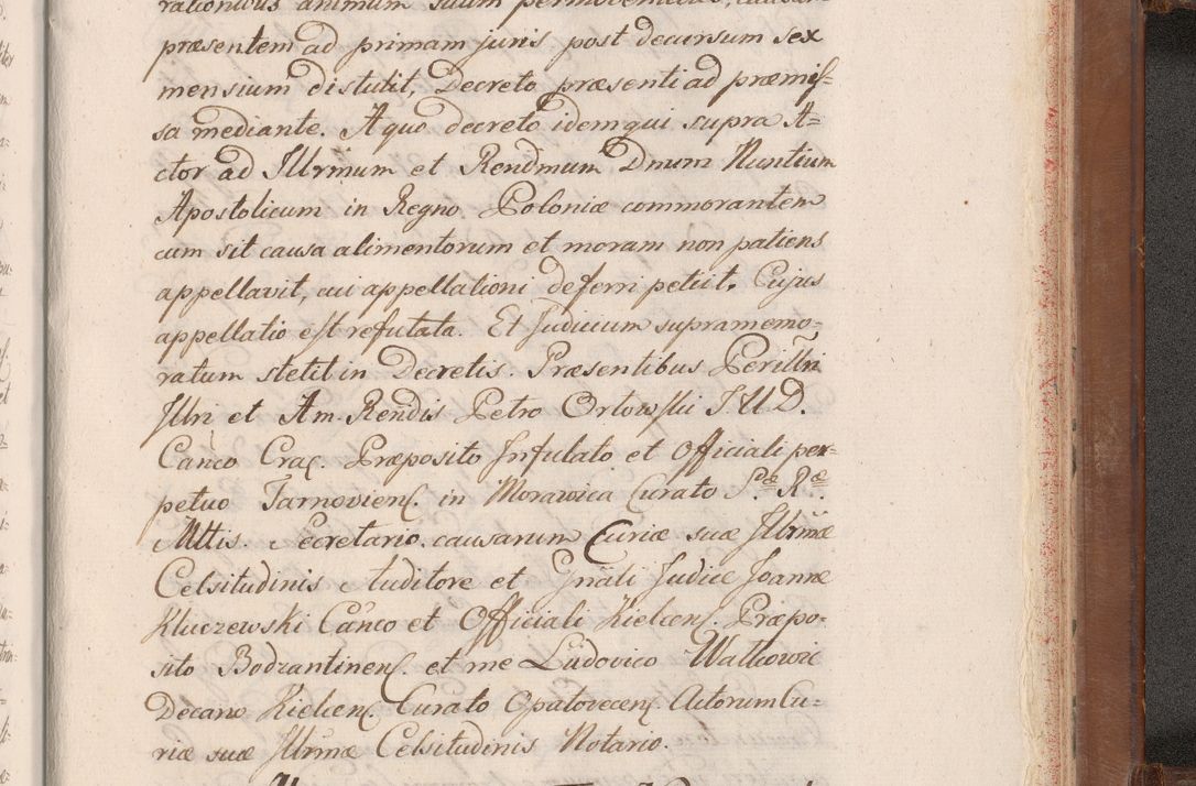 Zdjęcie nr 991 dla obiektu archiwalnego: Volumen VII actorum episcopalium Joannis Małachowski, episcopi Cracoviensis, ducis Severiae de anno 1694 - 1696, quorum index ad finem videatur