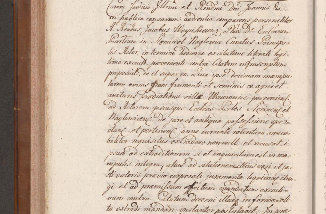 Zdjęcie nr 990 dla obiektu archiwalnego: Volumen VII actorum episcopalium Joannis Małachowski, episcopi Cracoviensis, ducis Severiae de anno 1694 - 1696, quorum index ad finem videatur